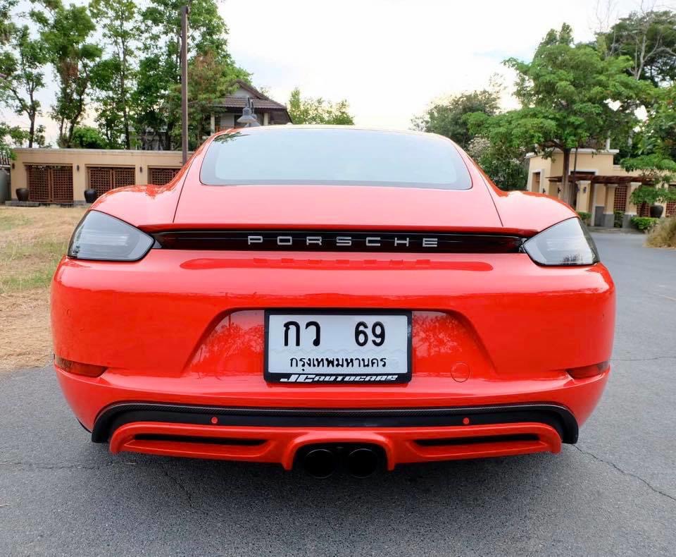 Porsche Boxster (Cayman) 718 Cayman GTS ปี 2018 สีแดง (รูปที่ 8)