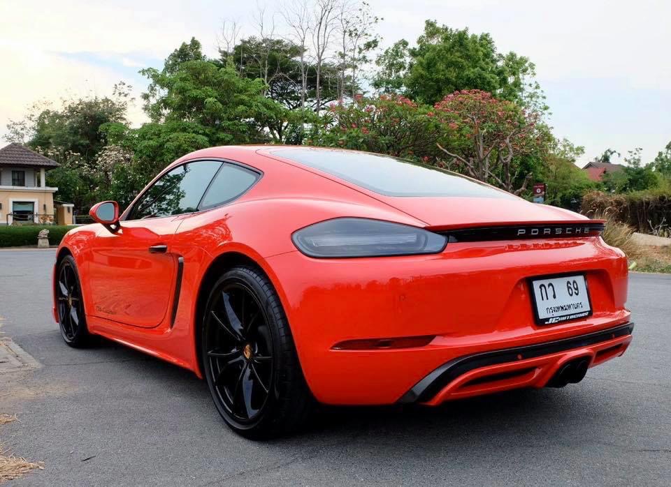 Porsche Boxster (Cayman) 718 Cayman GTS ปี 2018 สีแดง (รูปที่ 7)