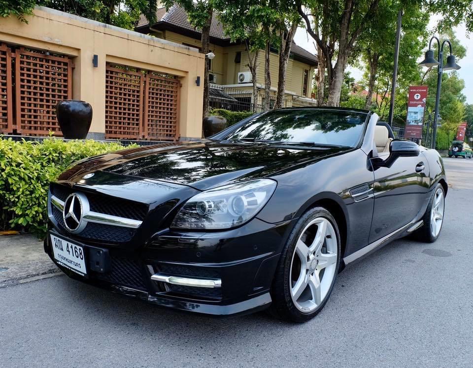 Mercedes-Benz SLK-Class R172 SLK200 ปี 2012 สีดำ