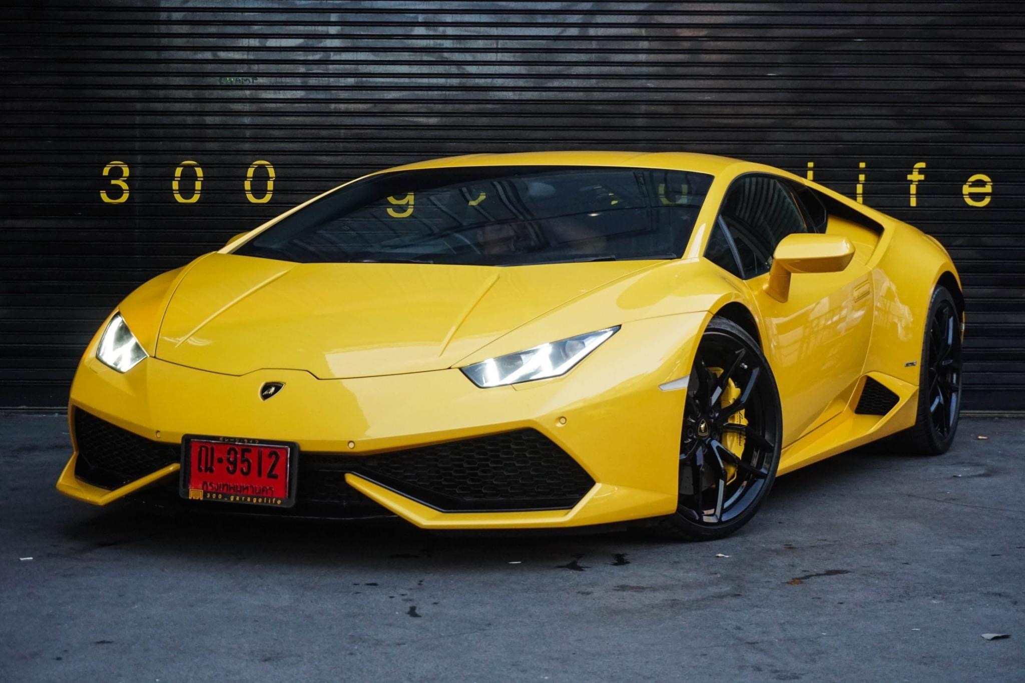 Lamborghini Huracan ปี 2016 สีเหลือง