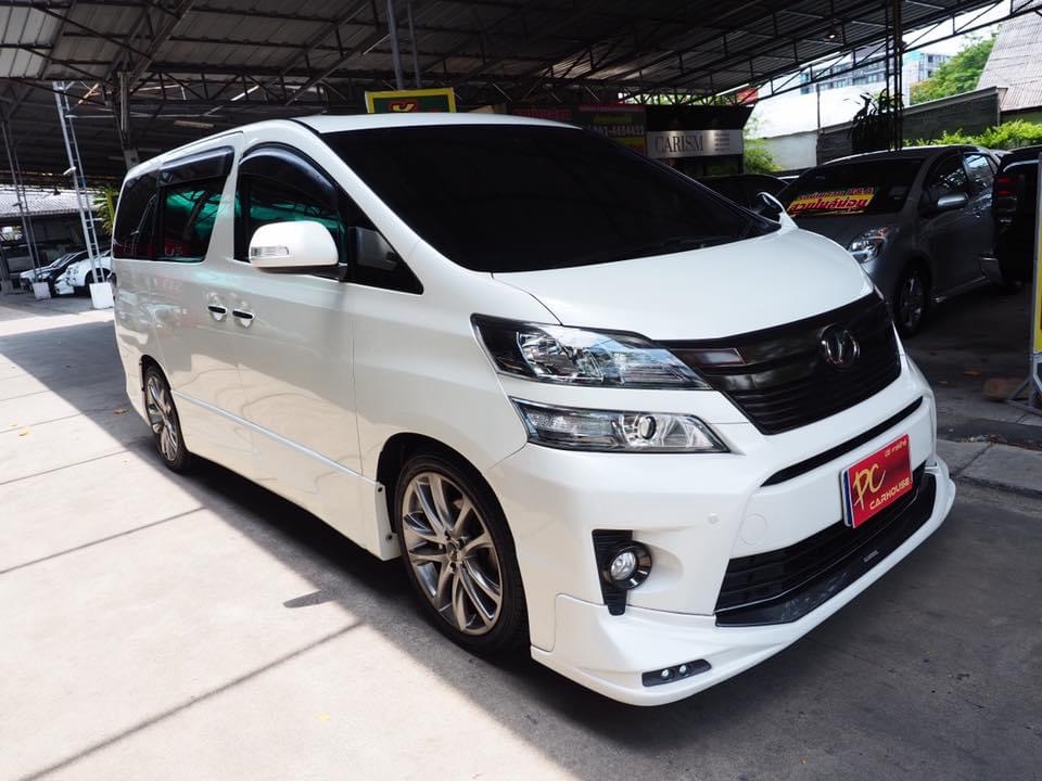 Toyota Vellfire ปี 2012 สีขาว (รูปที่ 3)