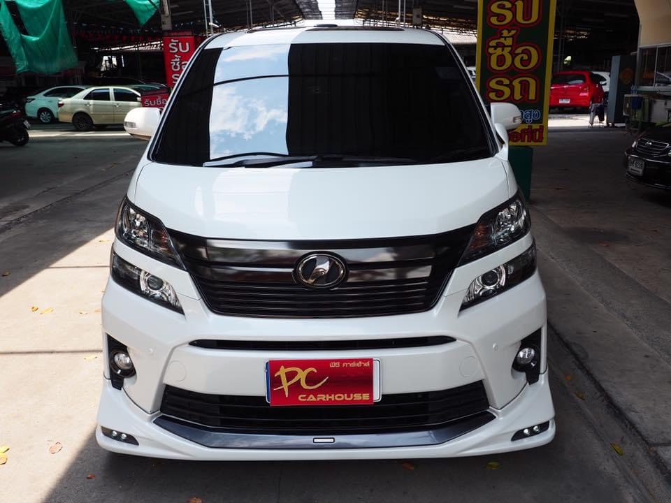Toyota Vellfire ปี 2012 สีขาว (รูปที่ 4)