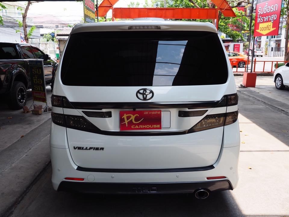 Toyota Vellfire ปี 2012 สีขาว (รูปที่ 5)