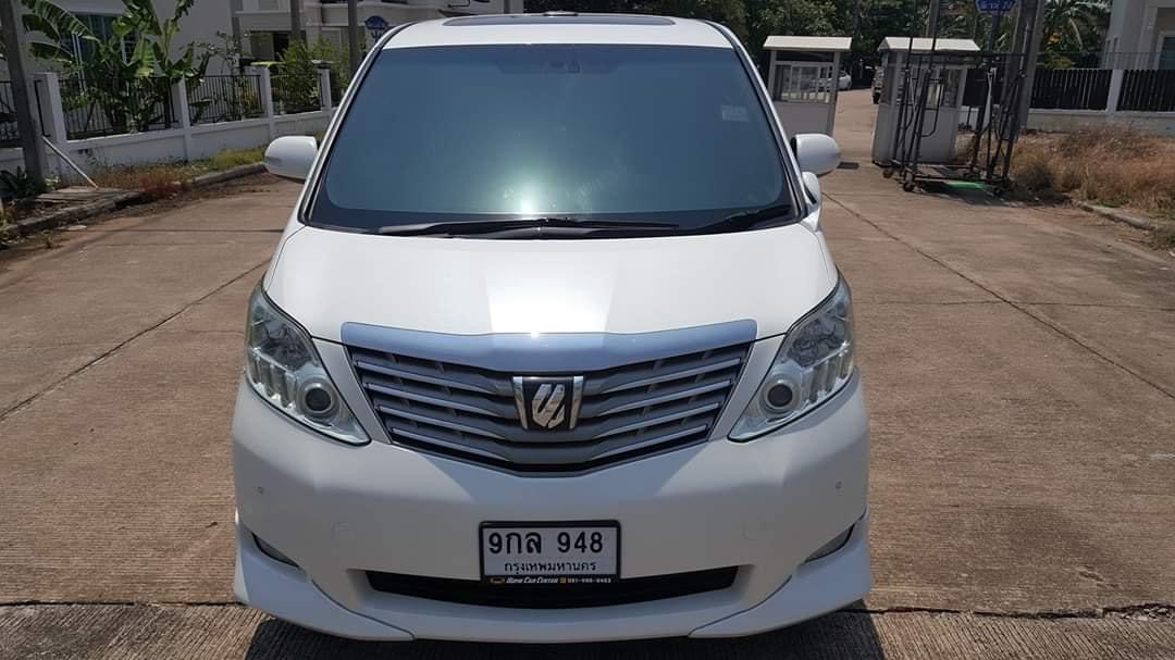 Toyota Alphard ปี 2008 สีขาว