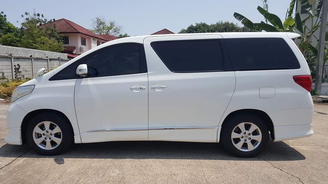 Toyota Alphard ปี 2008 สีขาว