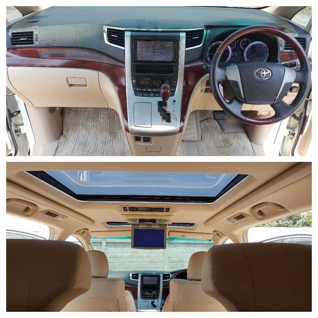 Toyota Alphard ปี 2008 สีขาว