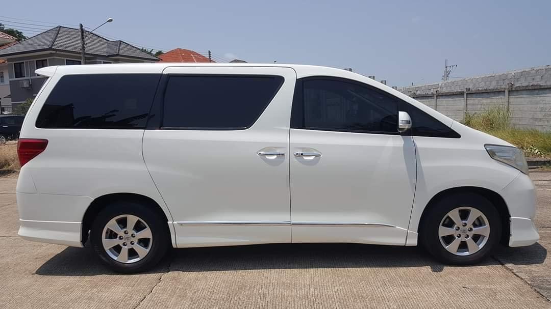 Toyota Alphard ปี 2008 สีขาว (รูปที่ 2)