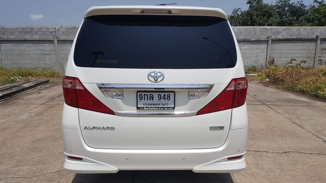 Toyota Alphard ปี 2008 สีขาว