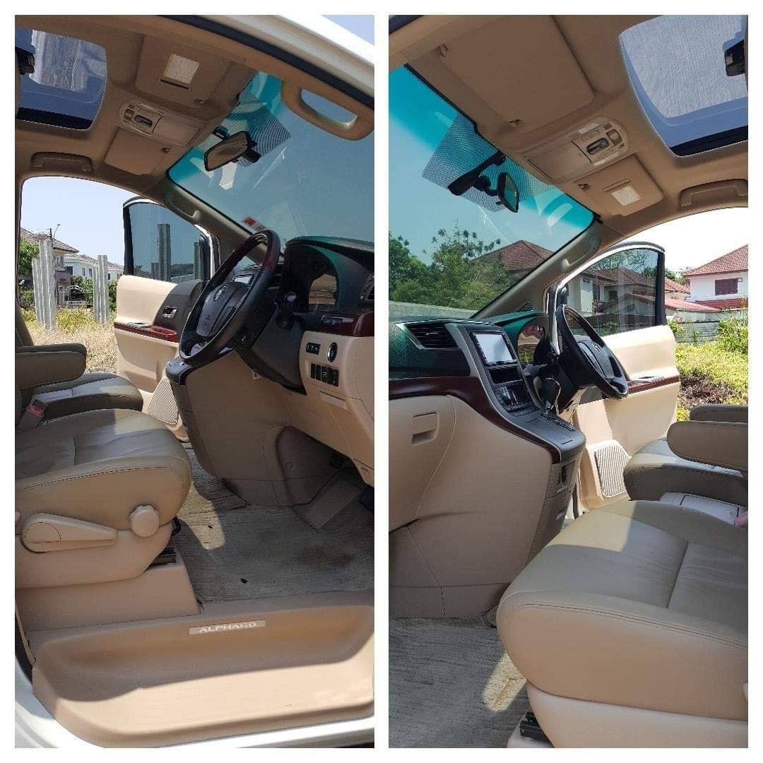 Toyota Alphard ปี 2008 สีขาว (รูปที่ 16)