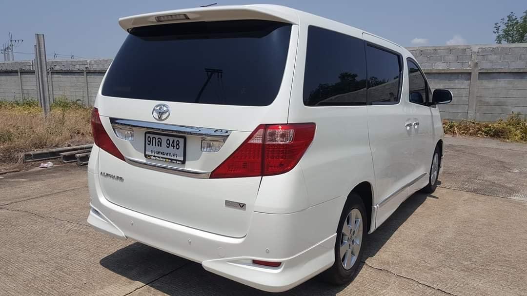 Toyota Alphard ปี 2008 สีขาว (รูปที่ 6)