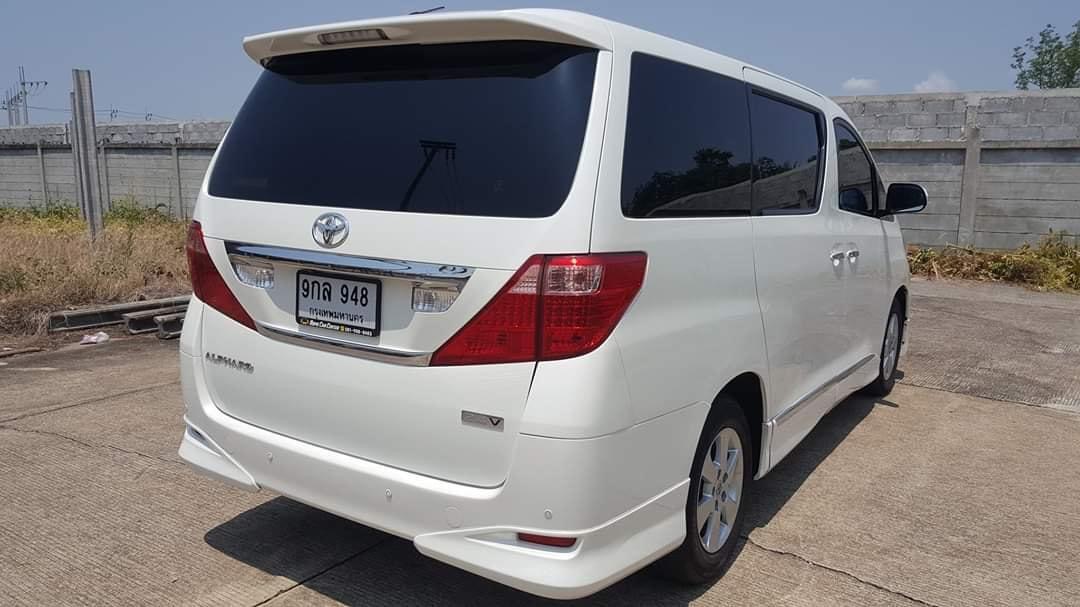 Toyota Alphard ปี 2008 สีขาว