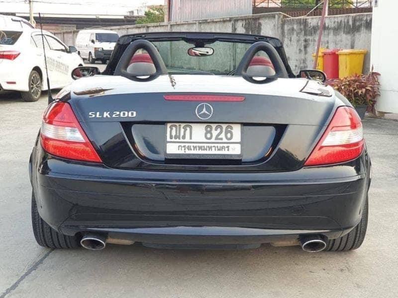 Mercedes-Benz SLK-Class R171 SLK200 ปี 2009 สีดำ (รูปที่ 4)