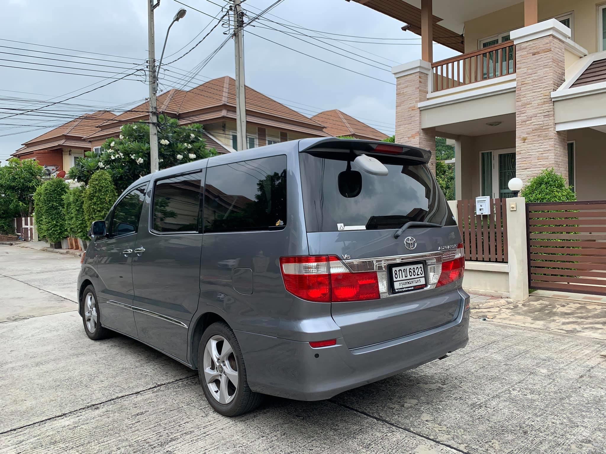 Toyota Alphard ปี 2003 สีเทา (รูปที่ 4)