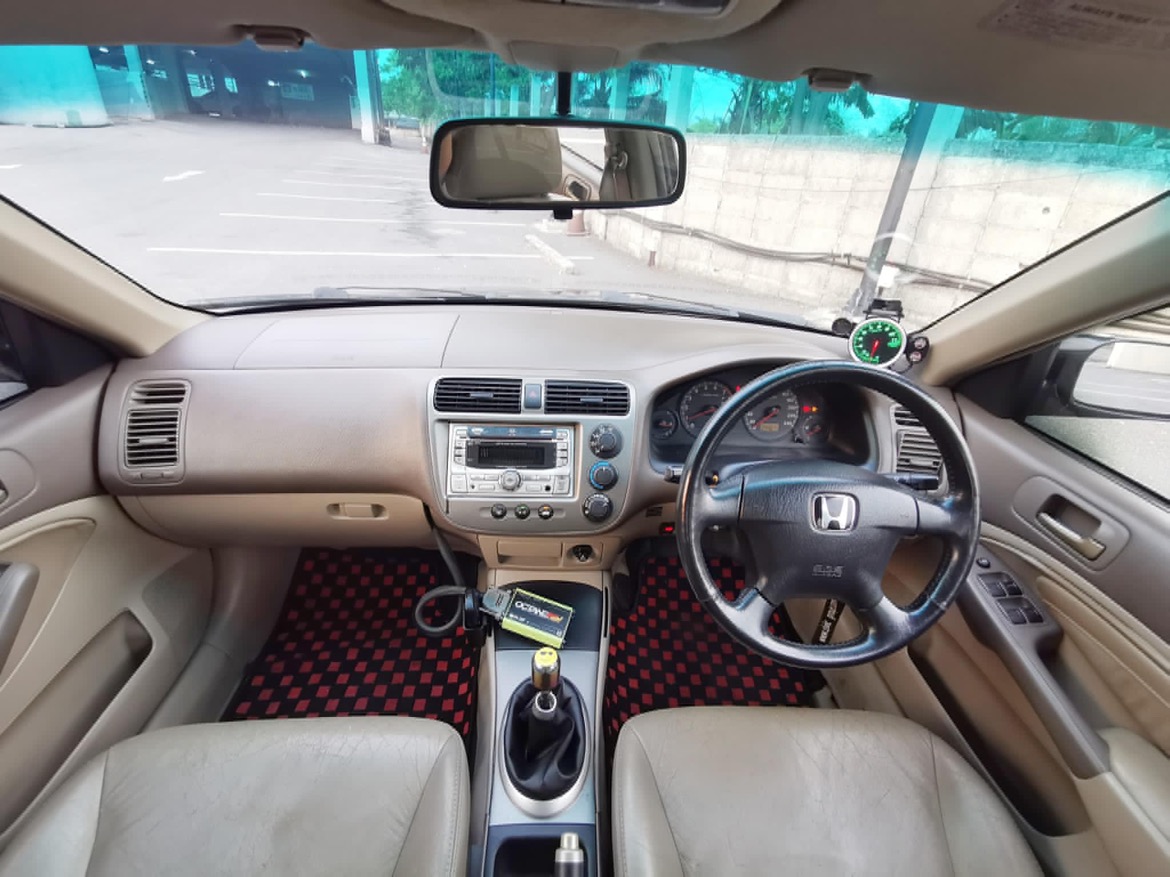Honda Civic ES (Dimension) ปี 2001 สีเทา (รูปที่ 9)