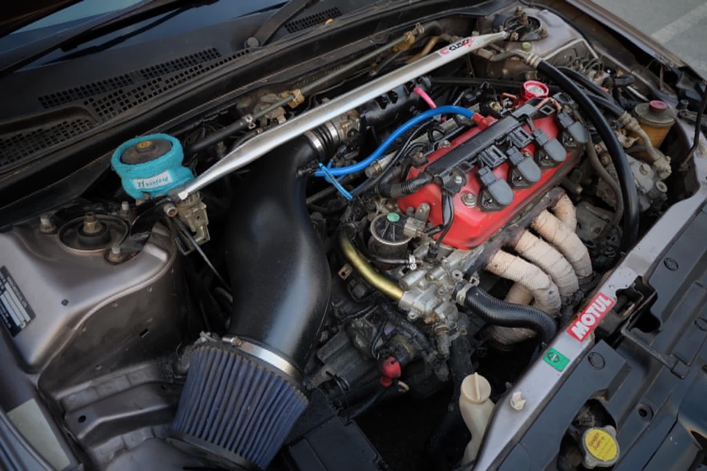 Honda Civic ES (Dimension) ปี 2001 สีเทา (รูปที่ 7)