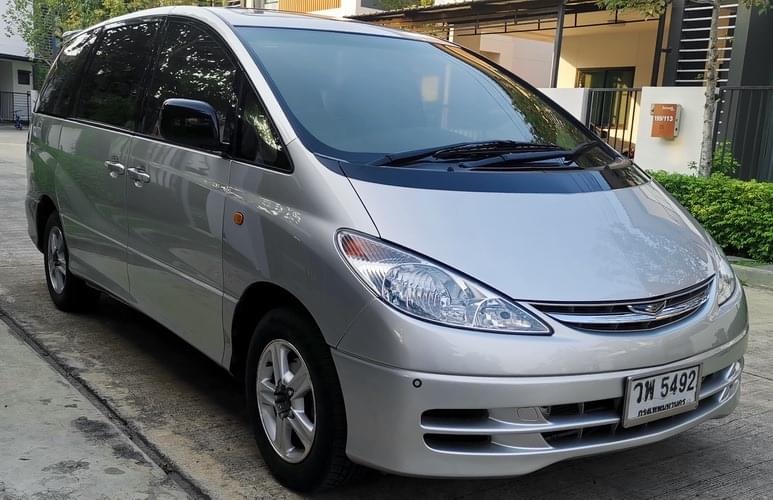 Toyota Estima ปี 2002 สีเงิน