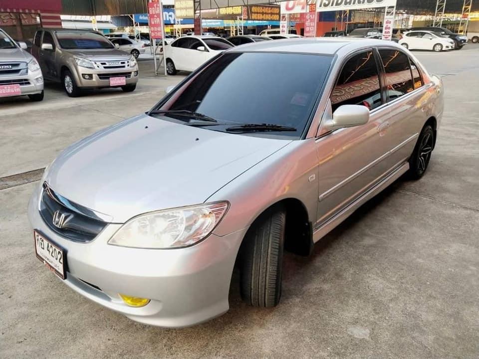 Honda Civic ES (Dimension) โฉม ตาเหยี่ยว ปี 2005 สีเงิน (รูปที่ 4)