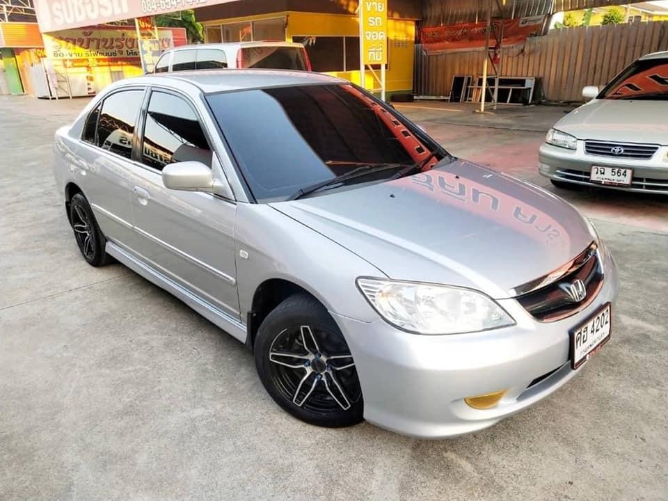 Honda Civic ES (Dimension) โฉม ตาเหยี่ยว ปี 2005 สีเงิน (รูปที่ 3)