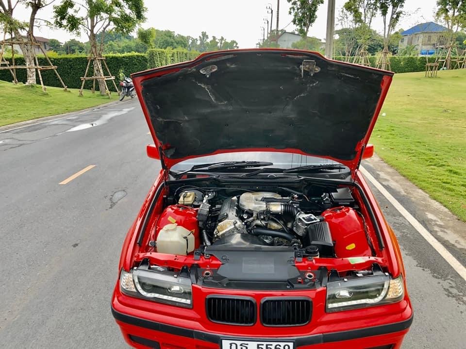 BMW 3 Series E36 318i ปี 1997 สีแดง