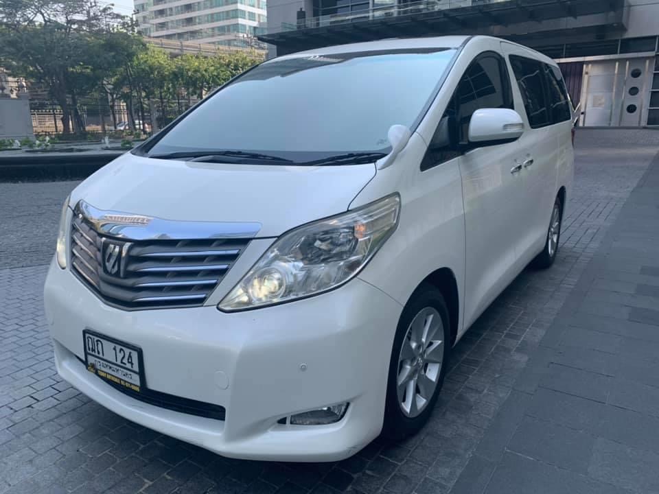 Toyota Alphard ปี 2008 สีขาว (รูปที่ 4)