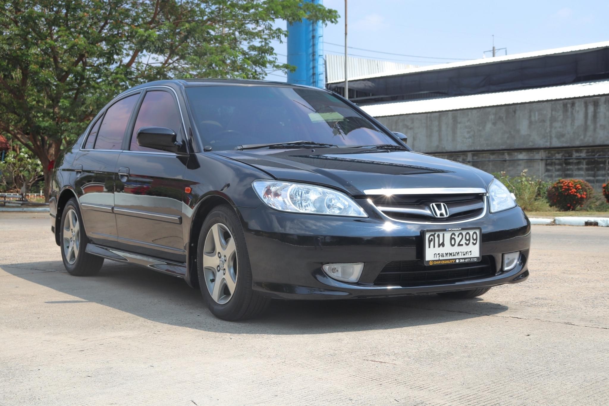 Honda Civic ES (Dimension) โฉม ตาเหยี่ยว ปี 2005 สีดำ (รูปที่ 3)