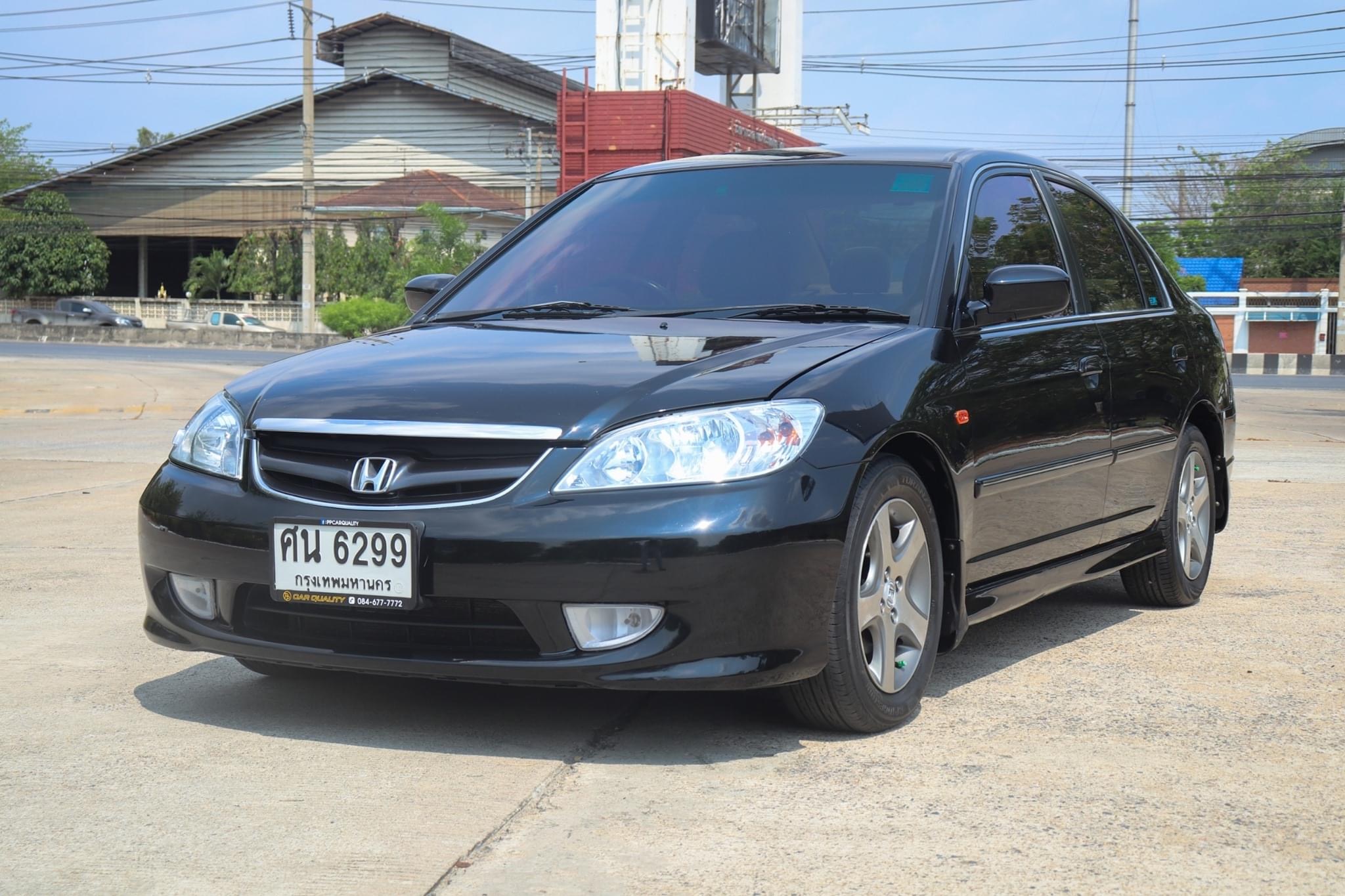 Honda Civic ES (Dimension) โฉม ตาเหยี่ยว ปี 2005 สีดำ (รูปที่ 2)