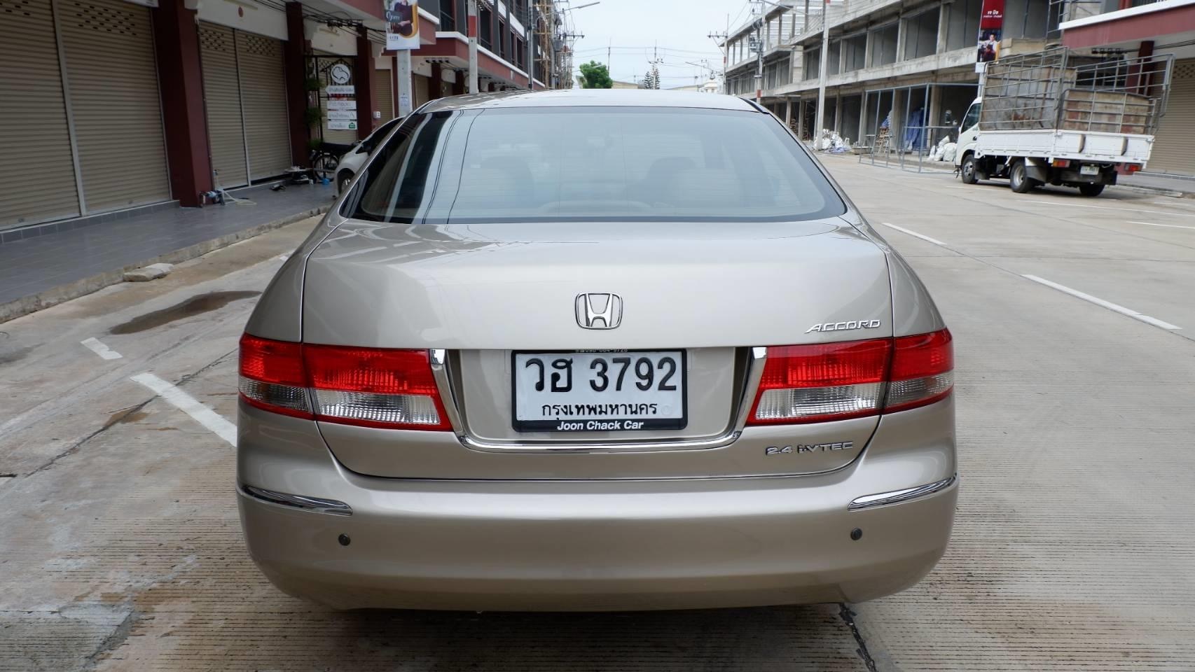 Honda Accord Gen 7 (ปลาวาฬ) ปี 2003 สีทอง (รูปที่ 7)