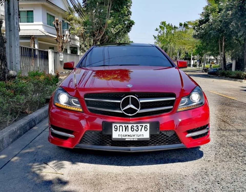 Mercedes-Benz C-Class C204 C180 ปี 2012 สีแดง