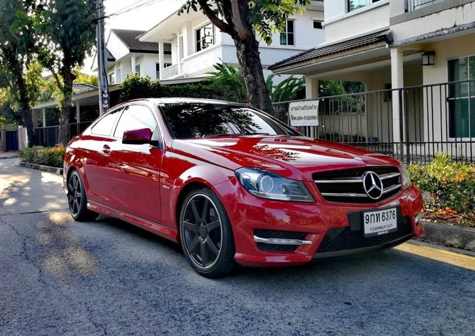 Mercedes-Benz C-Class C204 C180 ปี 2012 สีแดง
