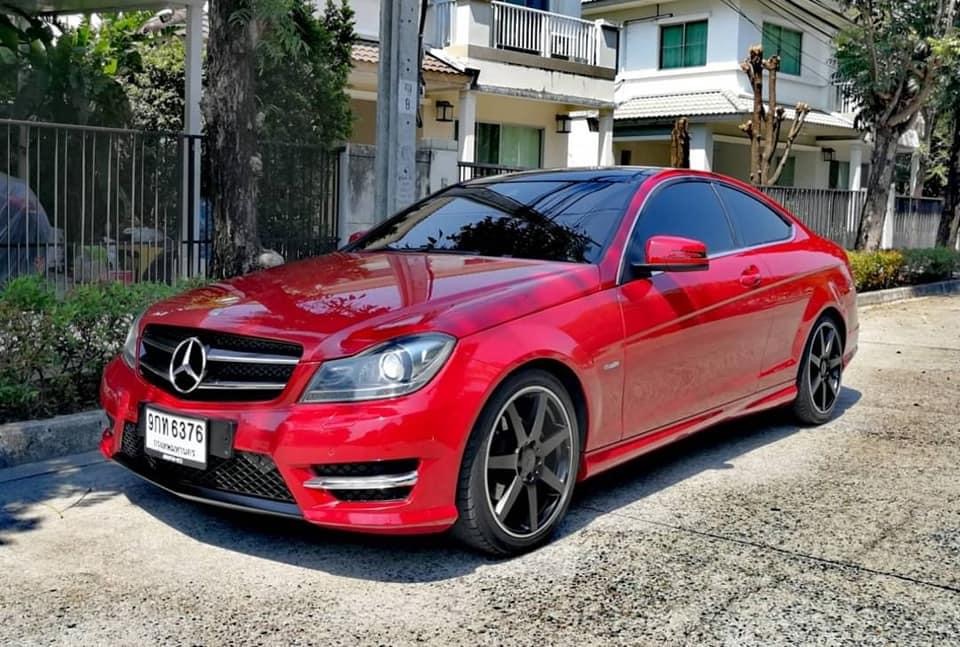 Mercedes-Benz C-Class C204 C180 ปี 2012 สีแดง