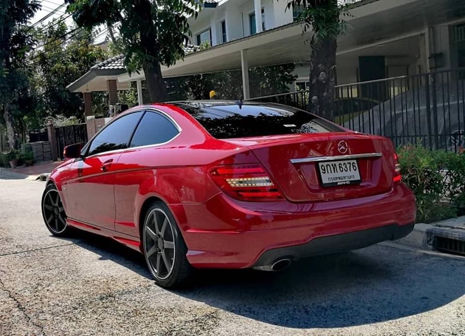 Mercedes-Benz C-Class C204 C180 ปี 2012 สีแดง