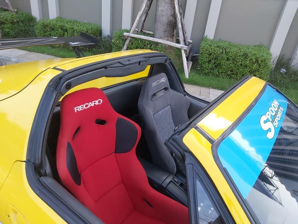 Honda Crx Delsol ปี 92 สีฟ้า เหลือง spoon (รูปที่ 8)