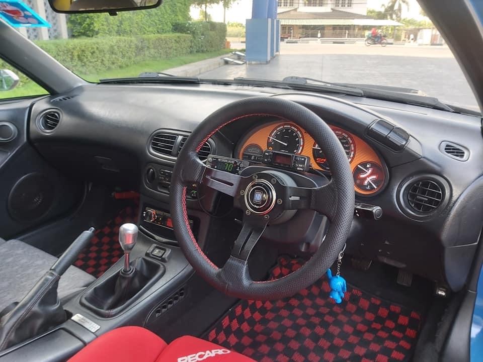 Honda Crx Delsol ปี 92 สีฟ้า เหลือง spoon (รูปที่ 7)