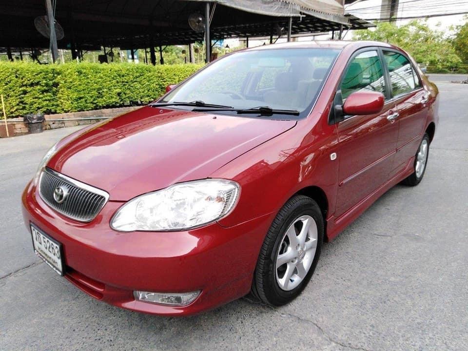 Toyota Corolla Altis (หน้าหมู/ตาถั่ว) ปี 2002 สีแดง (รูปที่ 3)