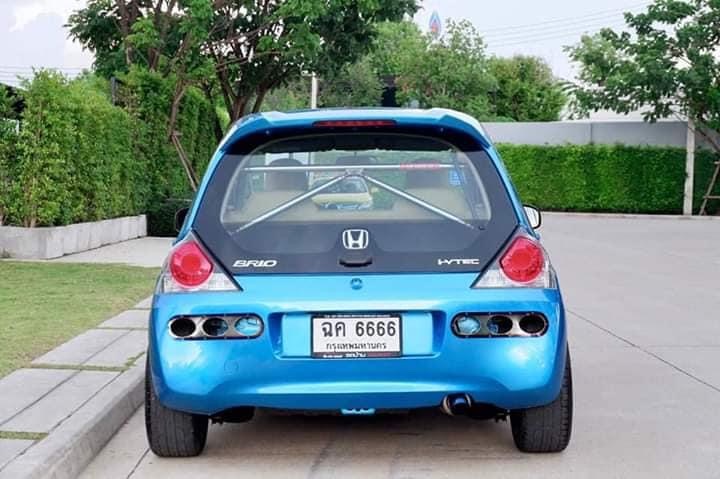 Honda Brio ปี 2011 สีฟ้า (รูปที่ 4)