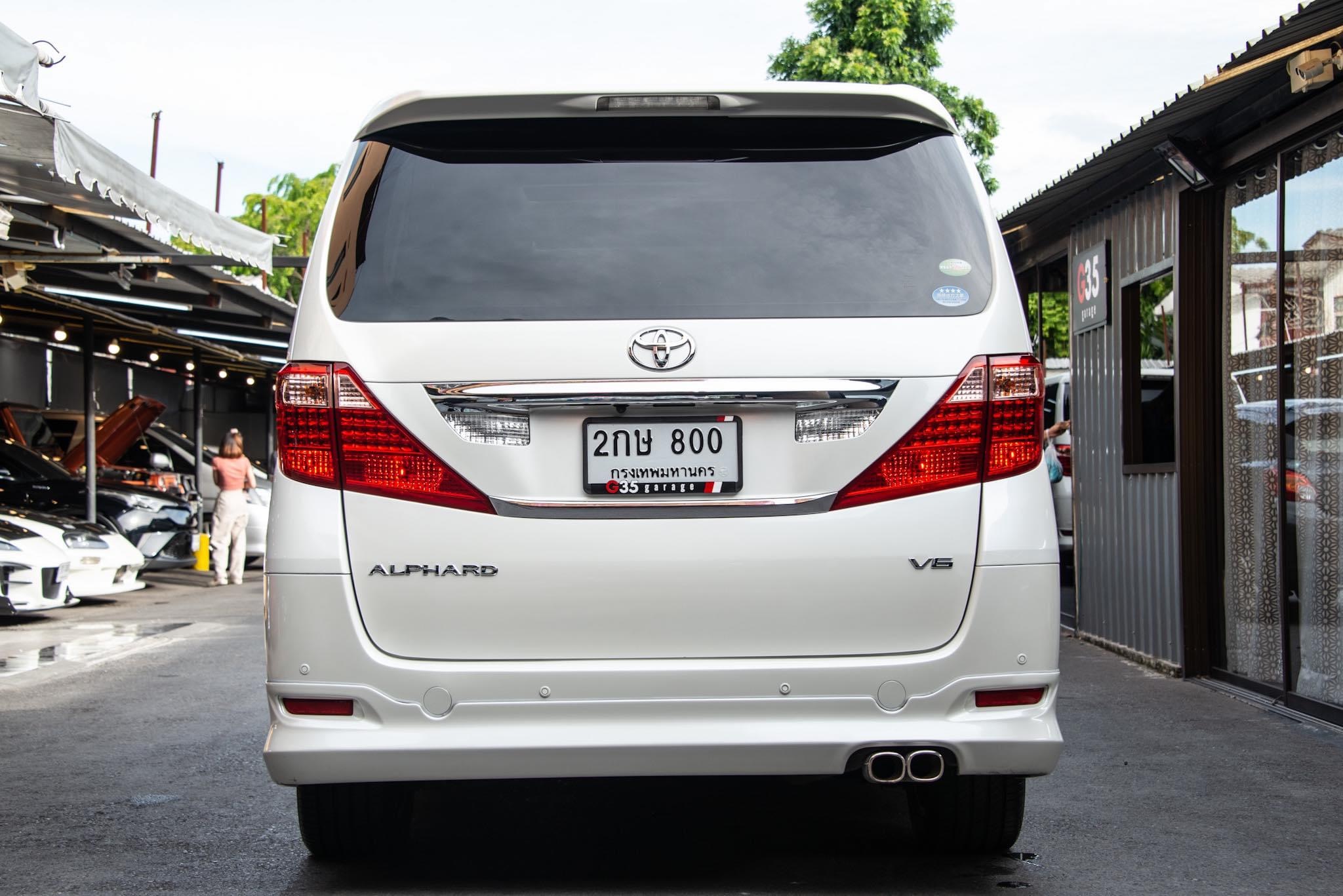 Toyota Alphard ปี 2012 สีขาว (รูปที่ 4)