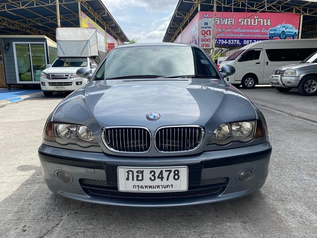 BMW 3 Series E46 318i ปี 2001 สีเทา (รูปที่ 2)
