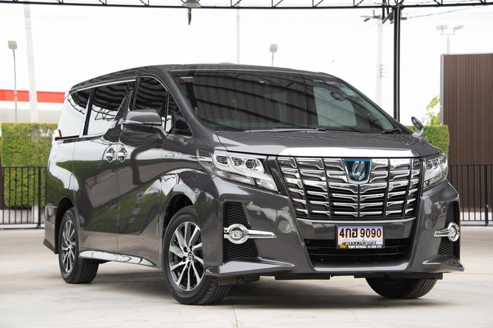 Toyota Alphard ปี 2015 สีเทา