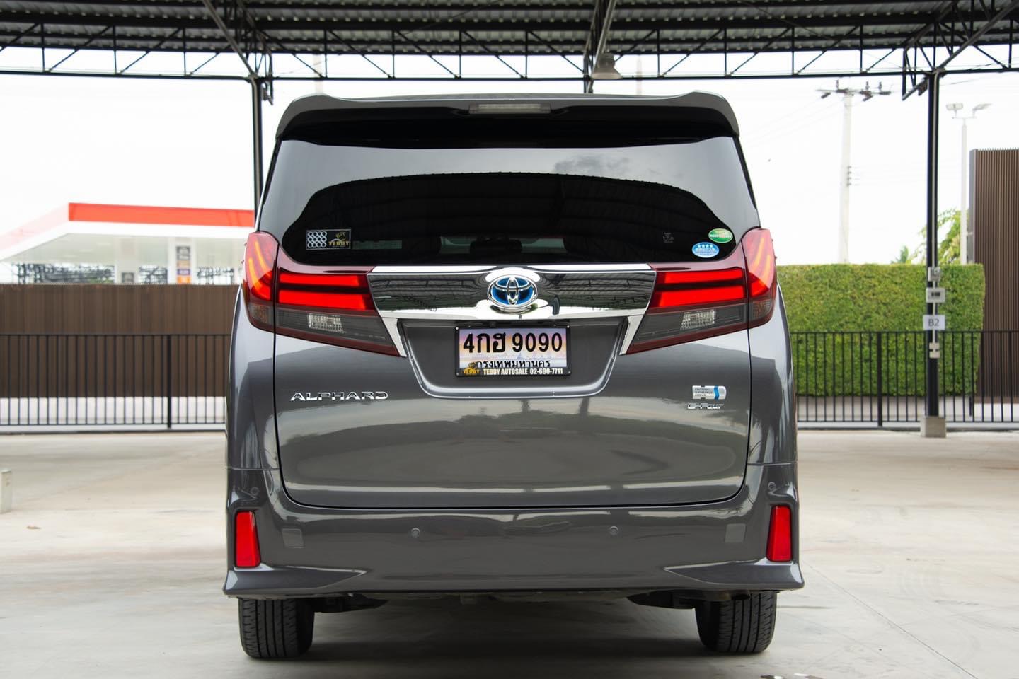 Toyota Alphard ปี 2015 สีเทา (รูปที่ 4)