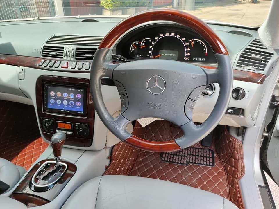 Mercedes-Benz S-Class W220 S280 ปี 2001 สีเงิน (รูปที่ 4)