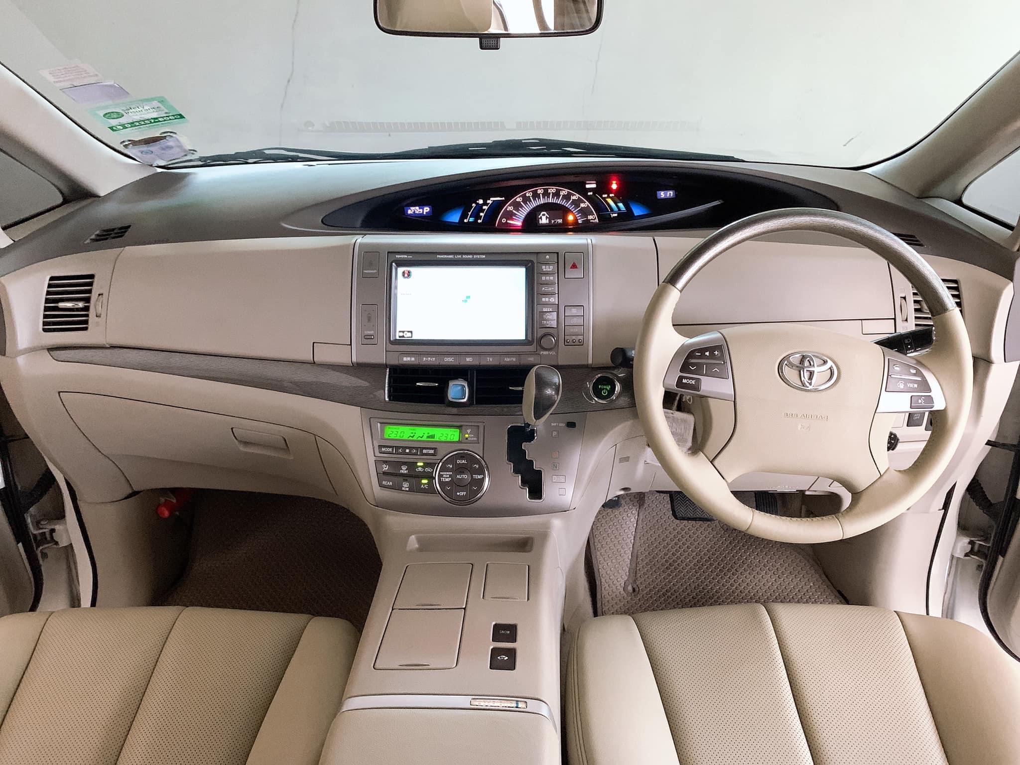 ขาย-แลก-เทิน Toyota Estima 2.4 Hybrid E-FOUR( ขับเคลื่อน 4 ล้อ )2008 สีขาวมุข (รูปที่ 10)