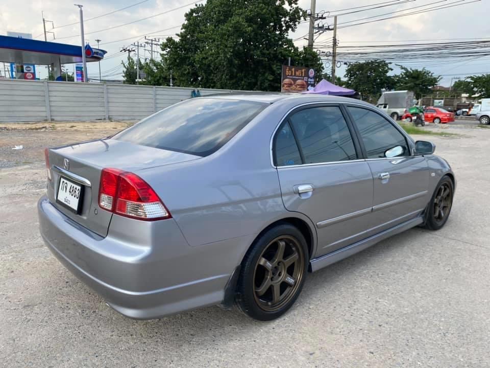 Honda Civic ES (Dimension) โฉม ตาเหยี่ยว ปี 2005 สีเทา (รูปที่ 4)