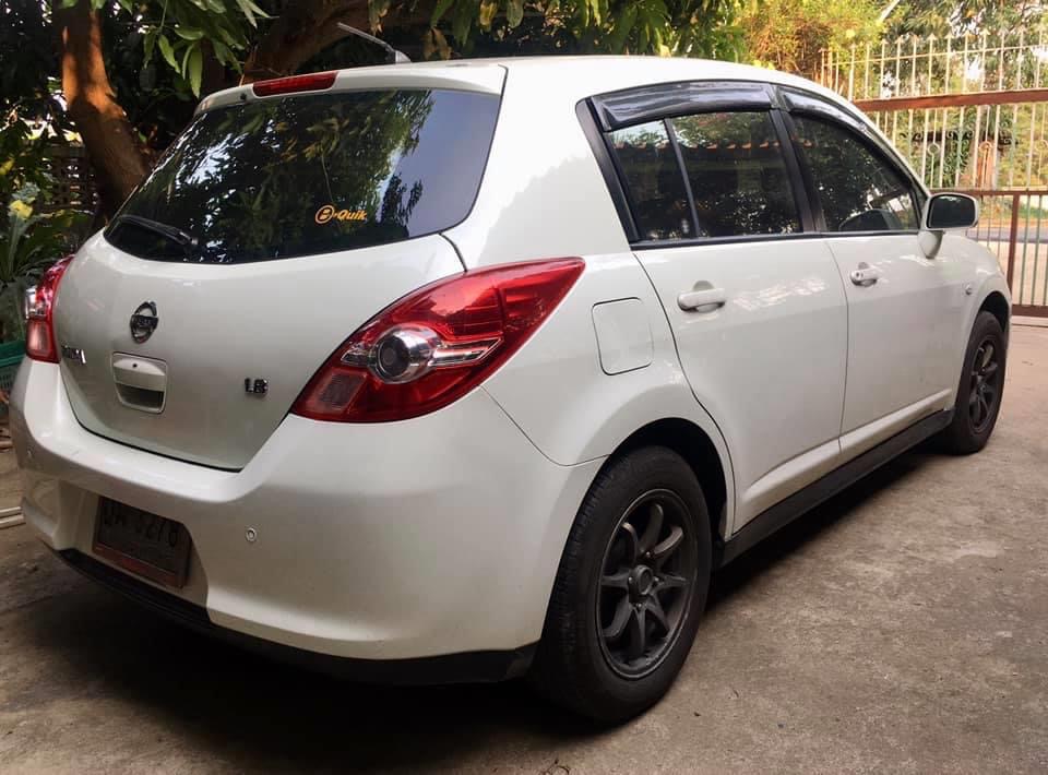 Nissan Tiida 5ประตู 1.8G ตัวTop สุด เกียร์ ออโต้ ปี2011 สีขาว รถบ้านมือเดียว ไม่เคยติดแก้ส (รูปที่ 6)