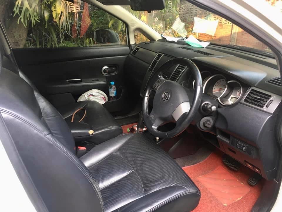 Nissan Tiida 5ประตู 1.8G ตัวTop สุด เกียร์ ออโต้ ปี2011 สีขาว รถบ้านมือเดียว ไม่เคยติดแก้ส (รูปที่ 8)