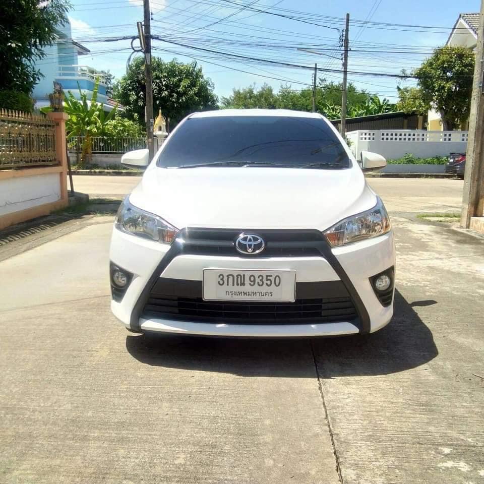 TOYOTA YARIS 1.2 สีขาว ปี2014