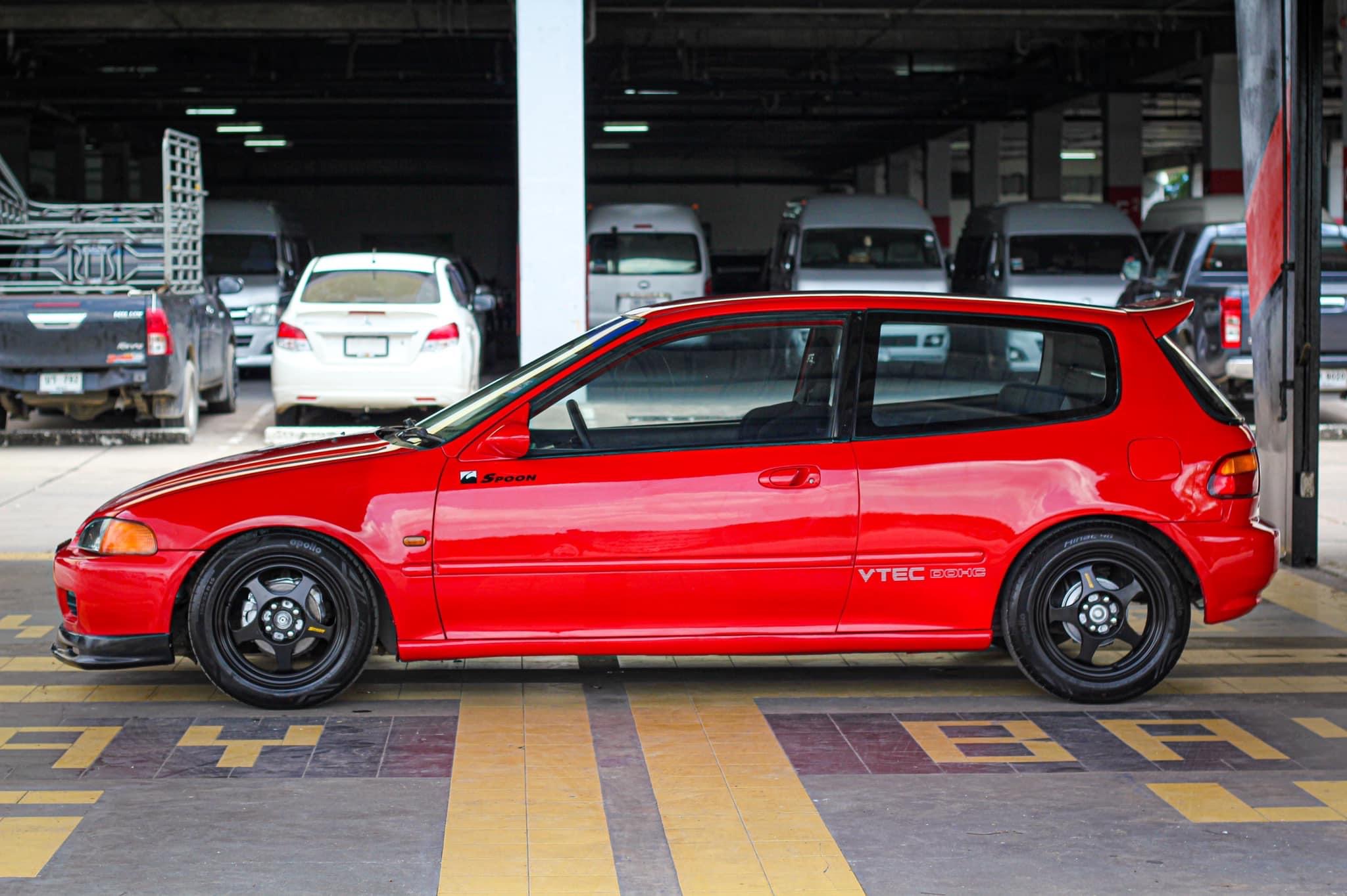 Honda Civic EG โฉม 3 ประตู สีแดง (รูปที่ 13)