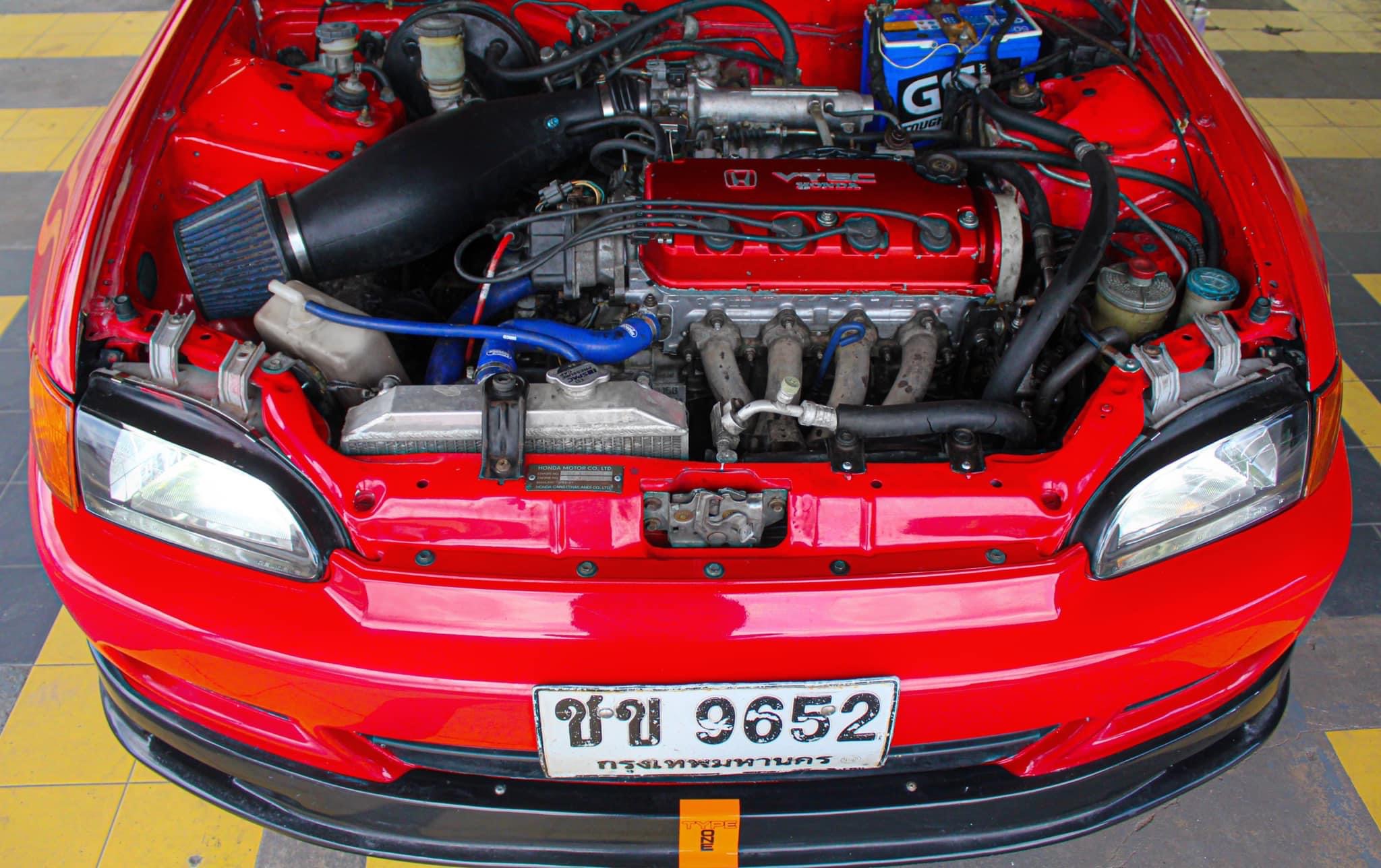 Honda Civic EG โฉม 3 ประตู สีแดง (รูปที่ 2)
