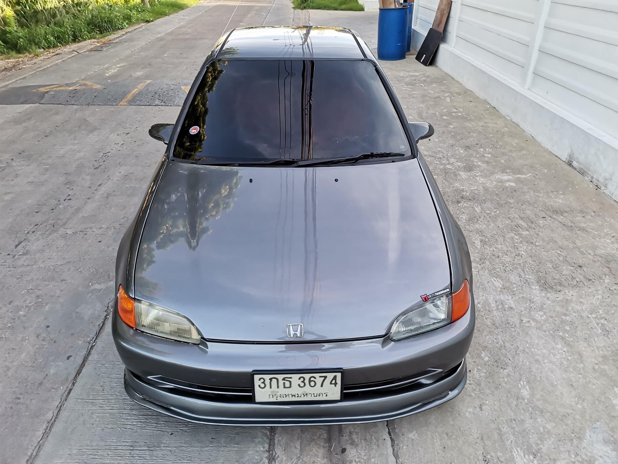 Honda Civic EG โฉม 4 ประตู สีเทา (รูปที่ 9)