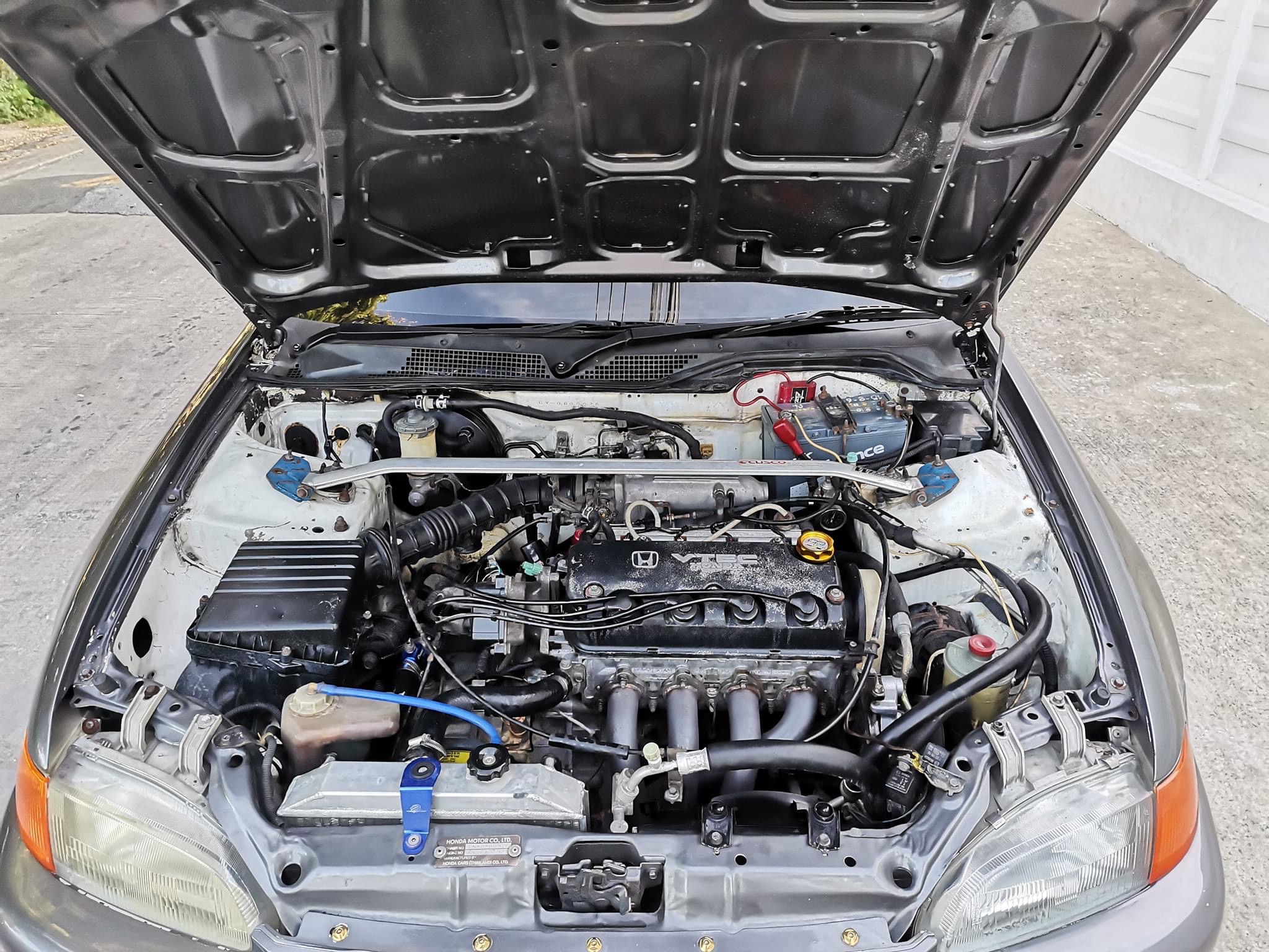 Honda Civic EG โฉม 4 ประตู สีเทา (รูปที่ 5)