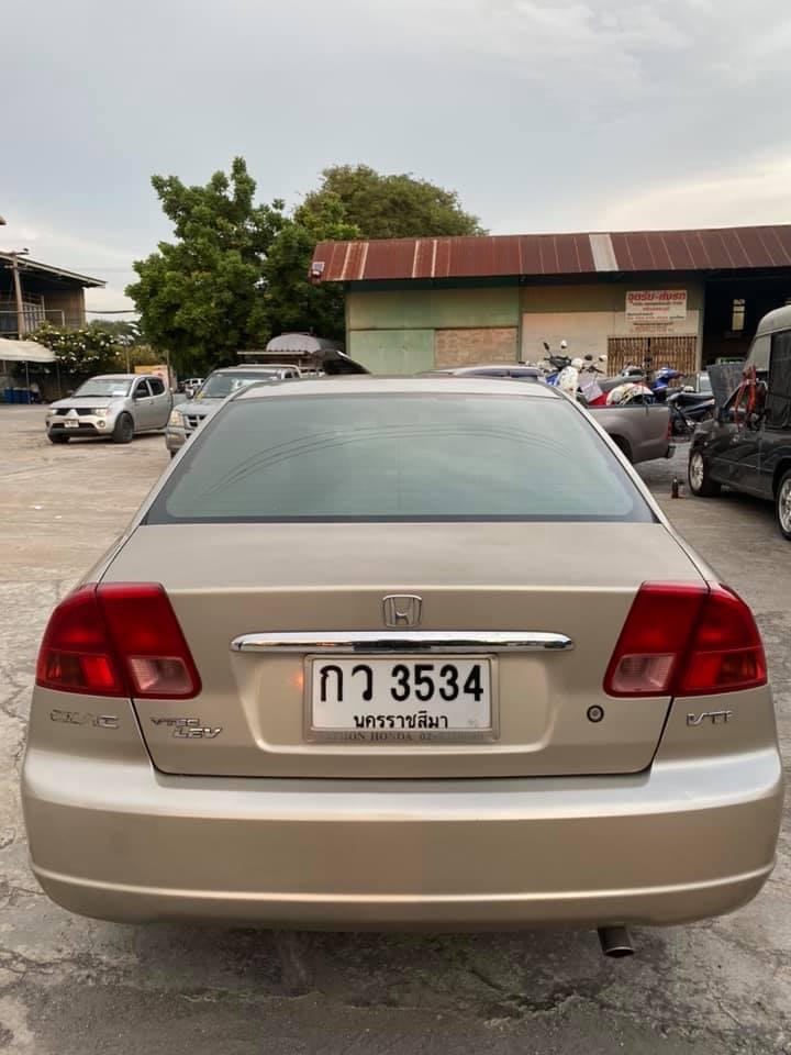 Honda Civic ES (Dimension) ปี 2002 สีทอง (รูปที่ 4)
